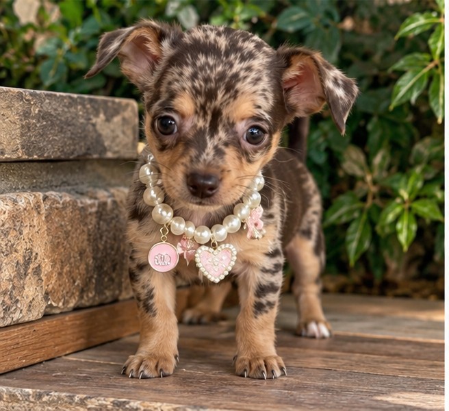 Princess, merle Chihuahua puppy